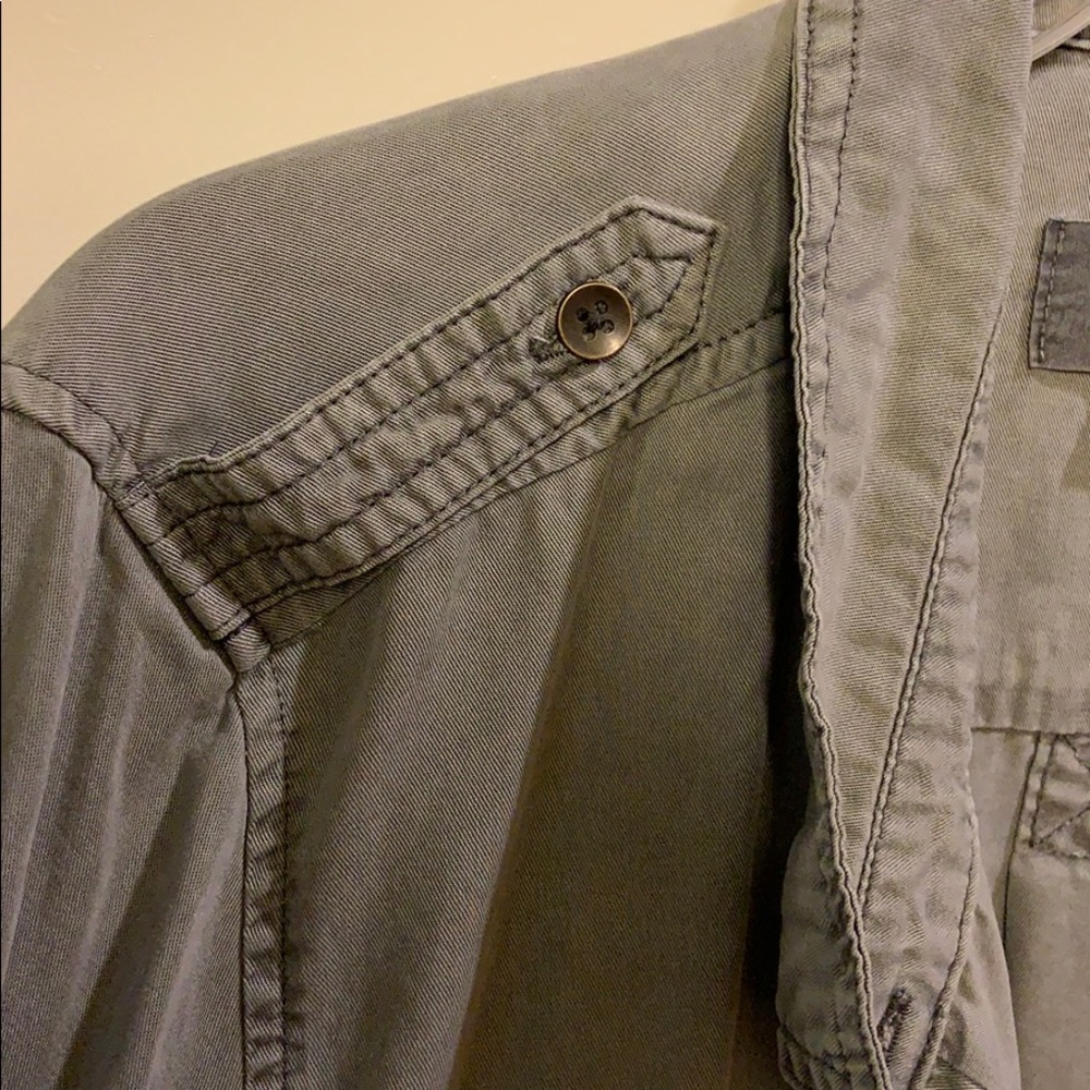 Gray button up - Picture 5 of 6